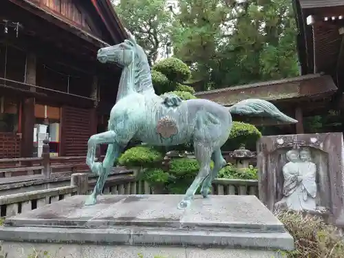 田村神社の狛犬