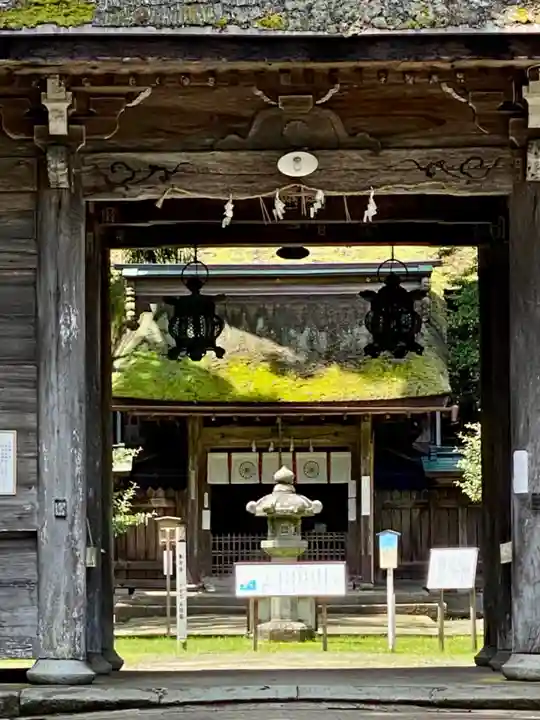 若狭姫神社(若狭彦神社下社)の山門・神門