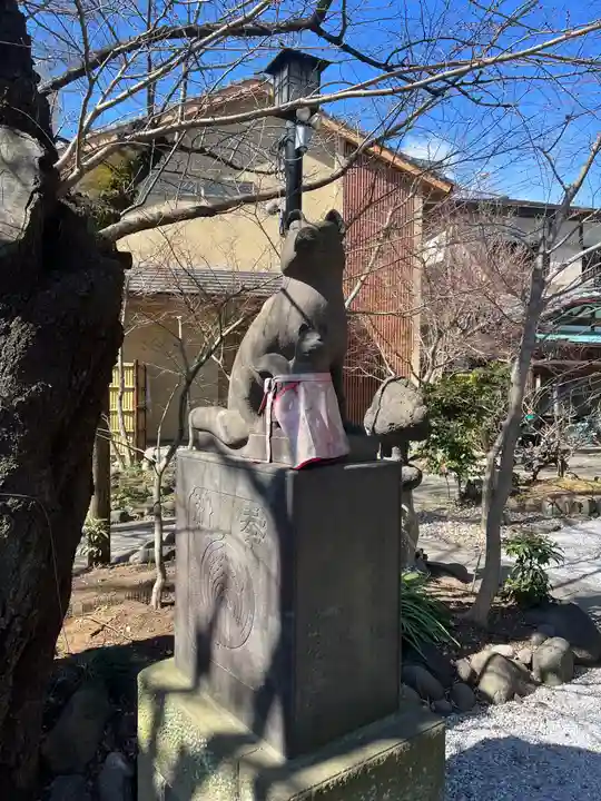 澤蔵司稲荷(慈眼院)の狛犬