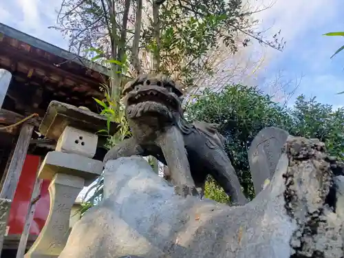 宿氷川神社の狛犬