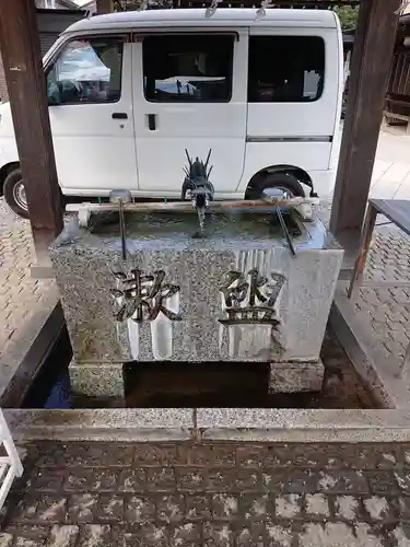 川越八幡宮の手水