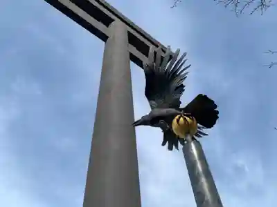 大斎原(熊野本宮大社旧社地)の鳥居