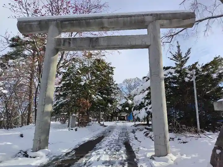 東神楽神社の鳥居
