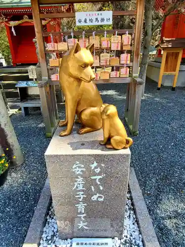 琴崎八幡宮の狛犬