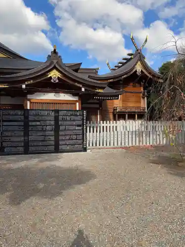 岸城神社の本殿