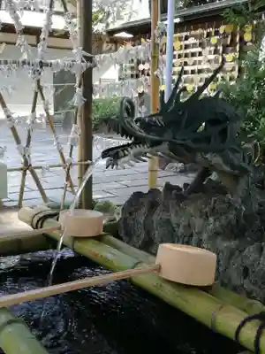 菊田神社の手水舎