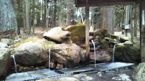 水分神社の手水