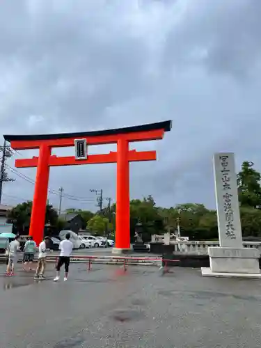 富士山本宮浅間大社の鳥居