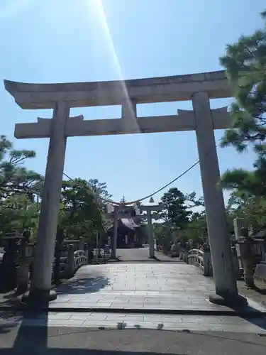 於保多神社の鳥居