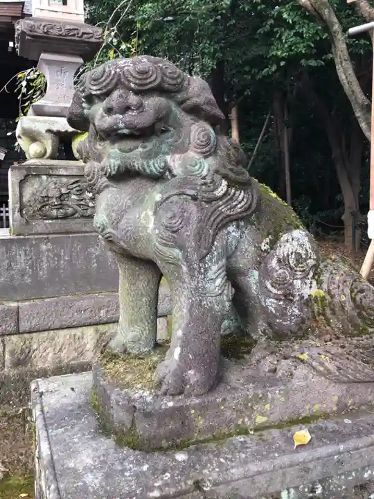 石神井氷川神社の狛犬