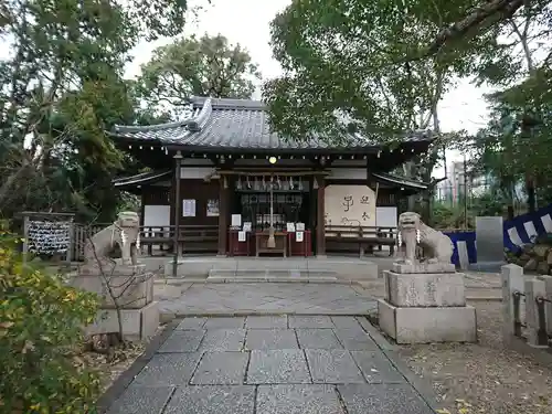 安居神社の本殿・本堂