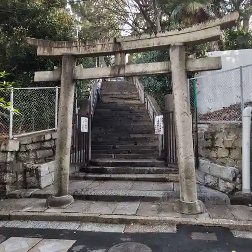 安居神社の鳥居