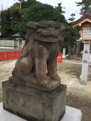 高靇神社の狛犬