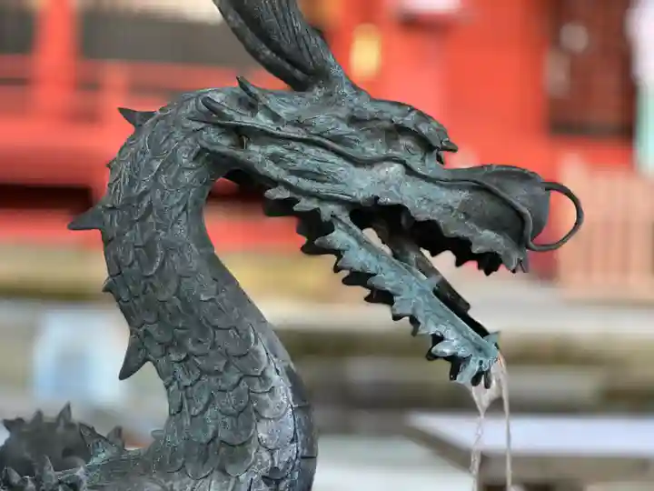 富士山東口本宮 冨士浅間神社の手水舎