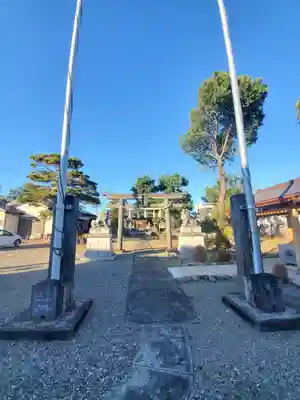 佐谷田神社の鳥居