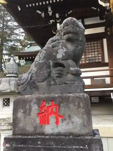 長津田王子神社の狛犬