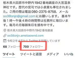 大宮温泉神社(栃木県)(2022年04月29日(金) 21時53分08秒投稿)