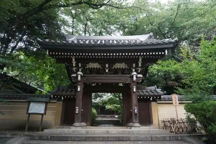 法明寺の山門・神門
