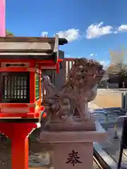 阿部野神社の狛犬