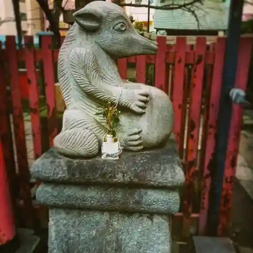 柳森神社の狛犬