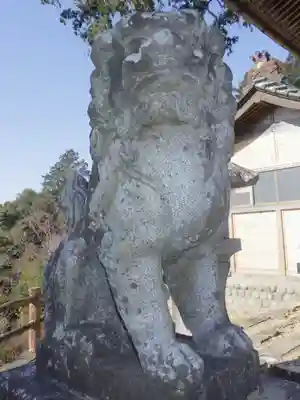小笠神社の狛犬