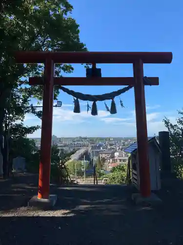 星置神社の鳥居