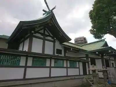 長柄八幡宮の本殿・本堂