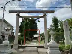 赤城久伊豆神社の鳥居