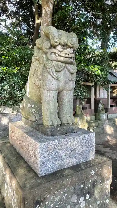 酒列磯前神社の狛犬