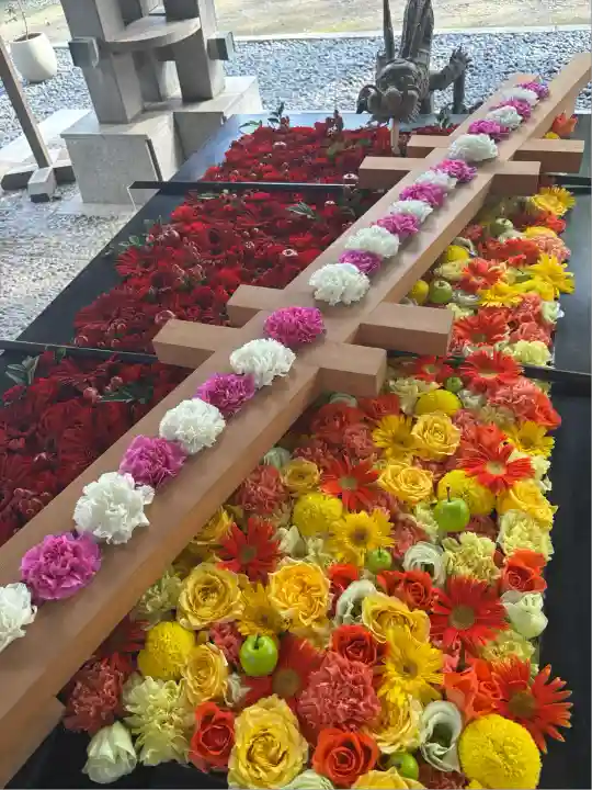 帯廣神社の手水舎