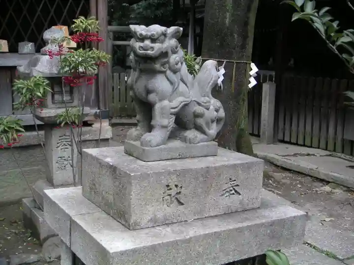 出雲路幸神社の狛犬