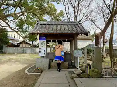 高忍日賣神社の手水舎