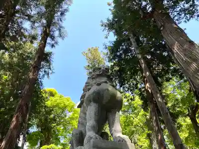 武水別神社の狛犬