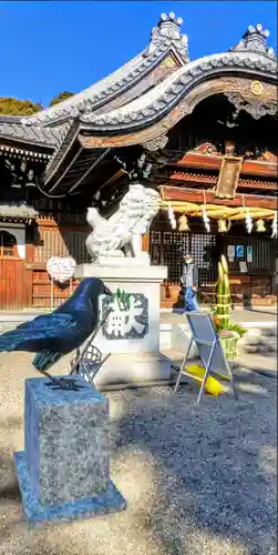 東海市熊野神社の狛犬