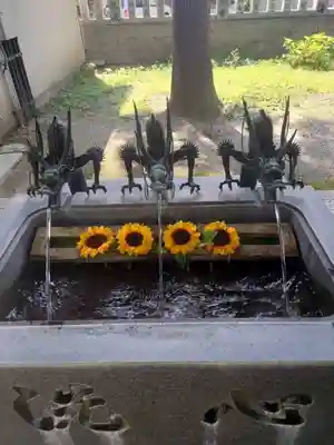 奥田神社の手水舎