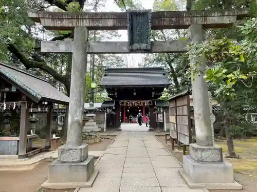 赤坂氷川神社の鳥居