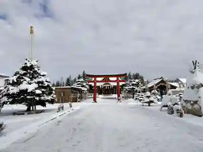 美瑛神社の鳥居