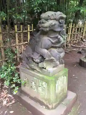 渋谷氷川神社の狛犬