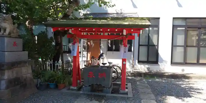 女塚神社の手水舎