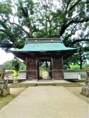 溝口竃門神社の山門・神門