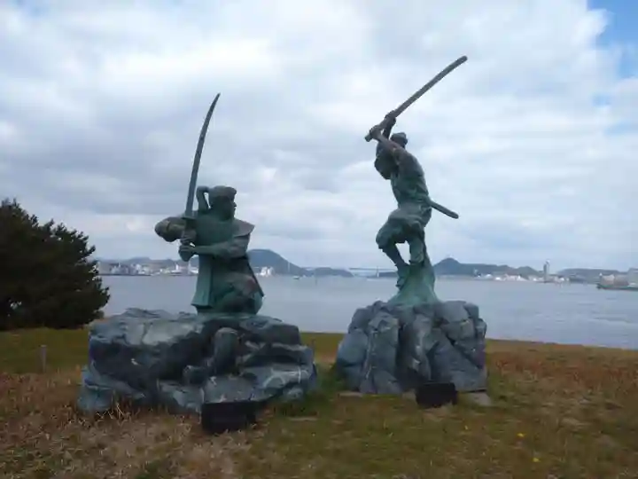 舟島神社の周辺