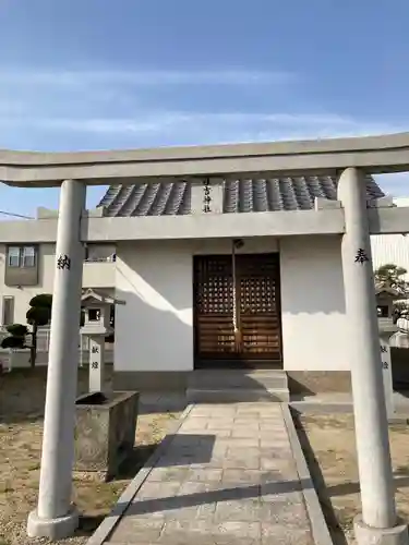 坂井住吉神社の鳥居