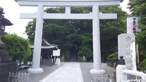 白旗神社の鳥居