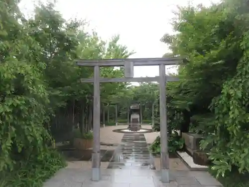 鉄道神社の鳥居