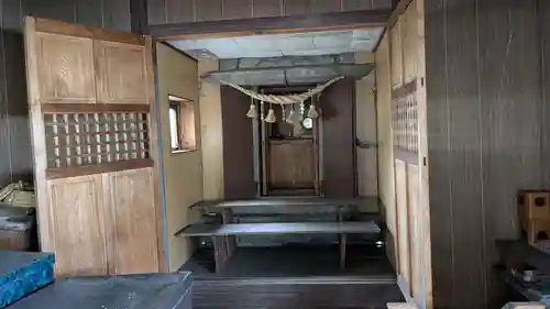 湯内神社（大熊神社）の本殿・本堂