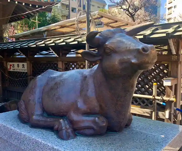 湯島天満宮の狛犬