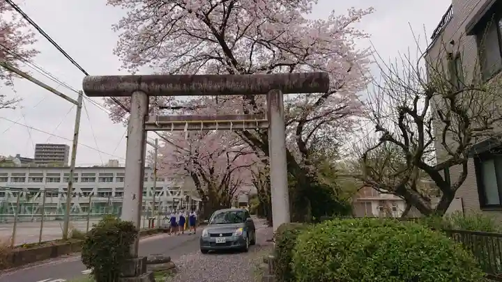 千ケ瀬神社の鳥居