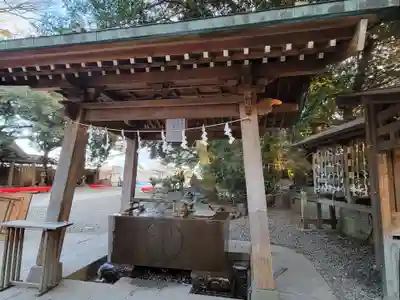 川越氷川神社の手水舎