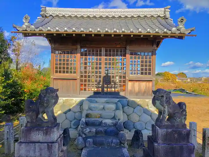 八幡社(祖父江町祖父江)の本殿・本堂