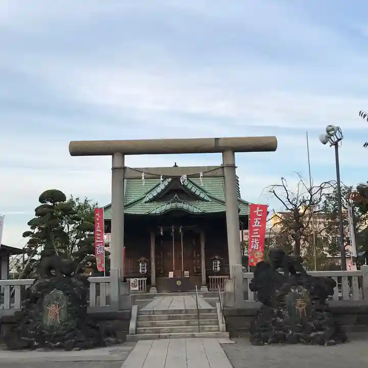 胡録神社の鳥居